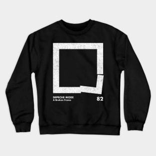 A Broken Frame / Minimal Graphic Design Tribute Crewneck Sweatshirt